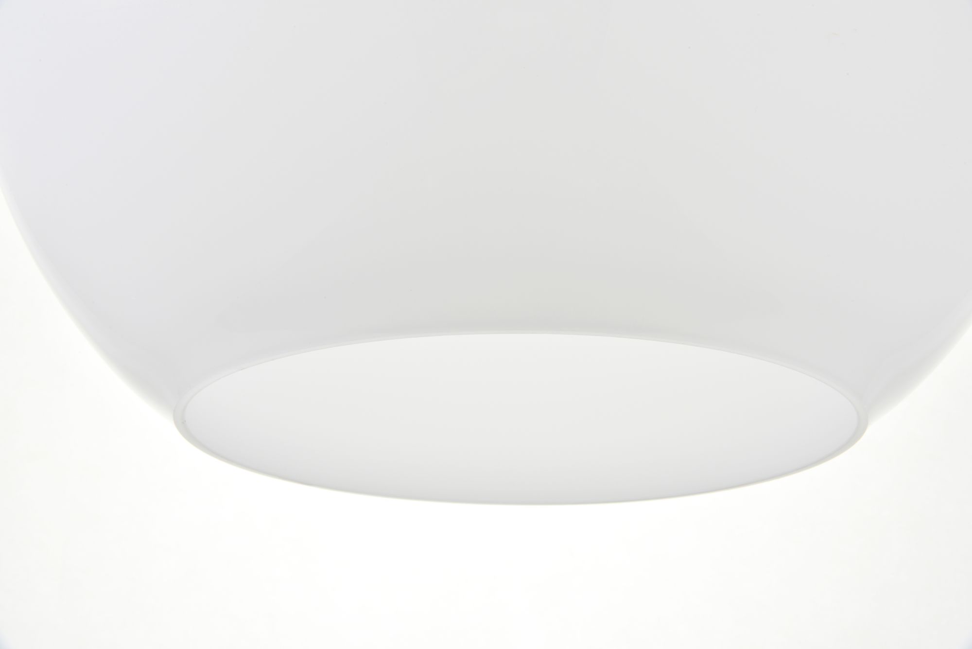 Baxter 1 Lt Chrome Pendant With Frosted White Glass