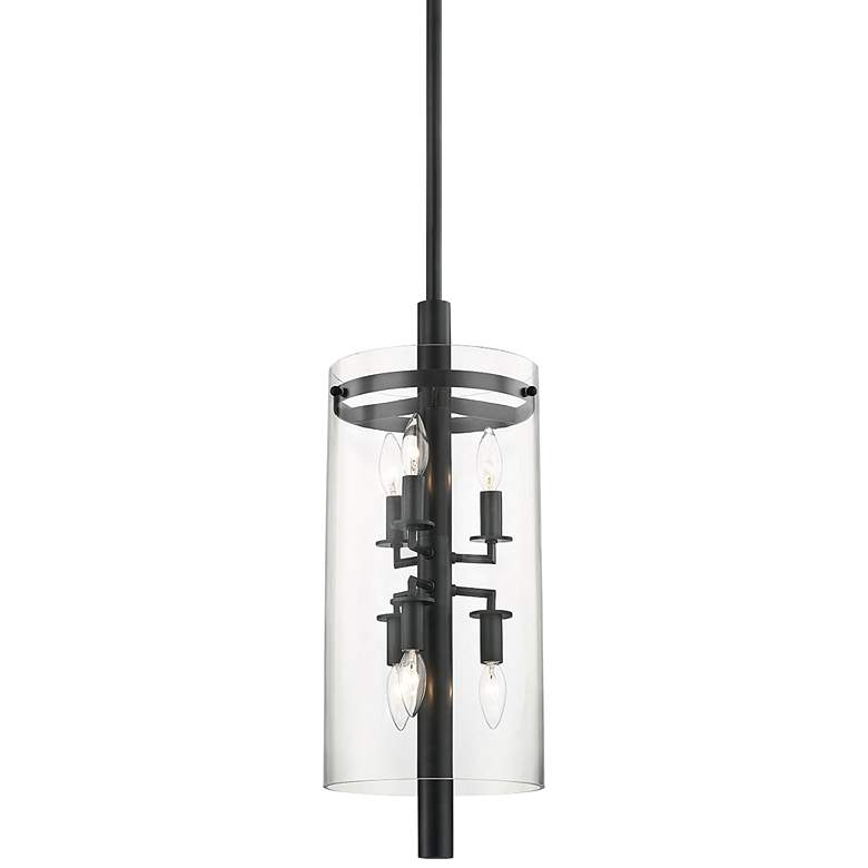 Image 1 Baxter 10" Wide Old Bronze 6-Light Mini Pendant Light