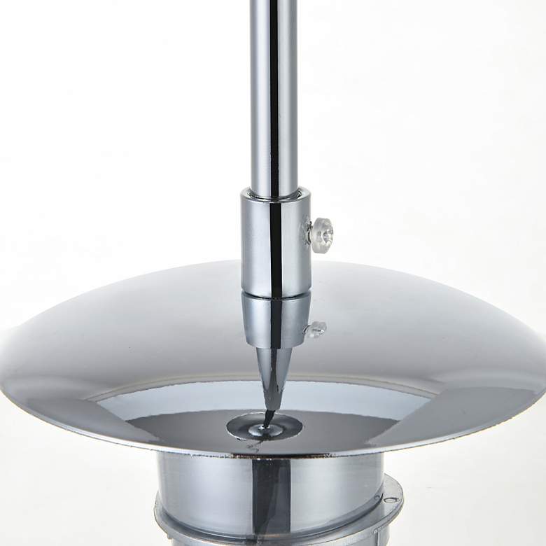 Image 7 Baxter 13 3/4" Wide Chrome Pendant Light with Clear Glass more views