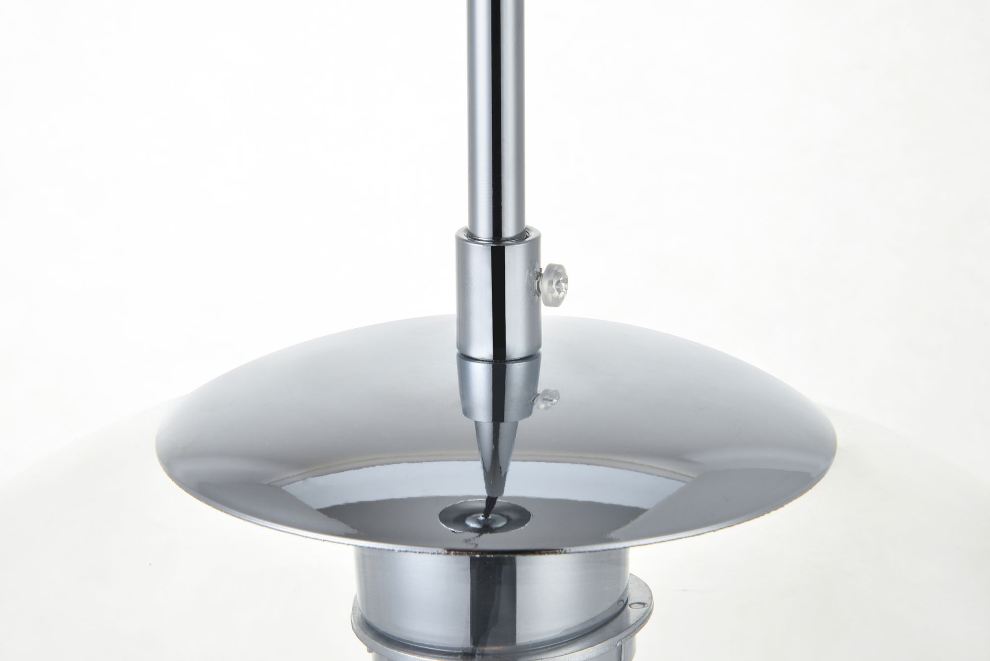 Baxter 13 3/4" Wide Chrome Pendant Light with Clear Glass in scene