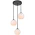 Baxter 18" Wide Black Multi-Light Pendant
