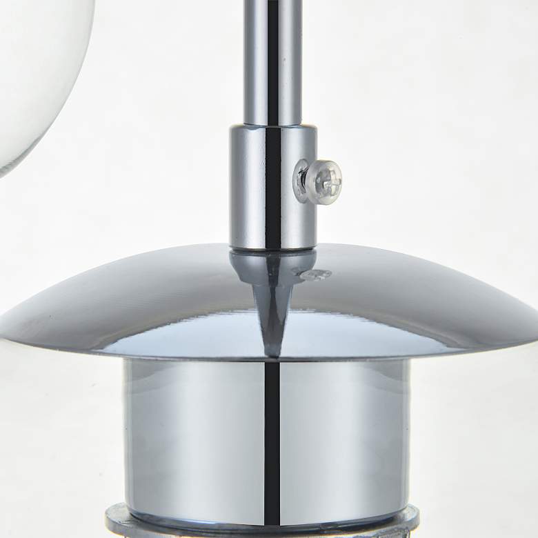 Image 7 Baxter 3 Lts Chrome Pendant With Clear Glass more views