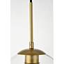 5_Baxter 41 3/4" Wide Brass 5-Light Linear Pendant more views
