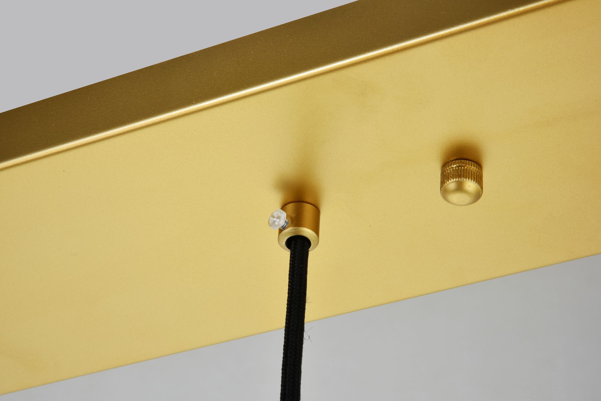 Image 6 Baxter 41 3/4" Wide Brass 5-Light Linear Pendant more views