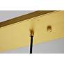 6_Baxter 41 3/4" Wide Brass 5-Light Linear Pendant more views
