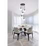 Thumbnail3 of Baxter 5 Lts Black Pendant With Clear Glass more views