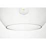 4_Baxter 9 3/4" Wide Black and Clear Glass Mini Pendant more views