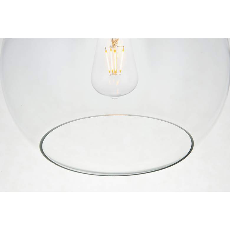 Image 5 Baxter 9 3/4" Wide Chrome Globe Ceiling Light more views
