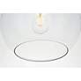 5_Baxter 9 3/4" Wide Chrome Globe Ceiling Light more views