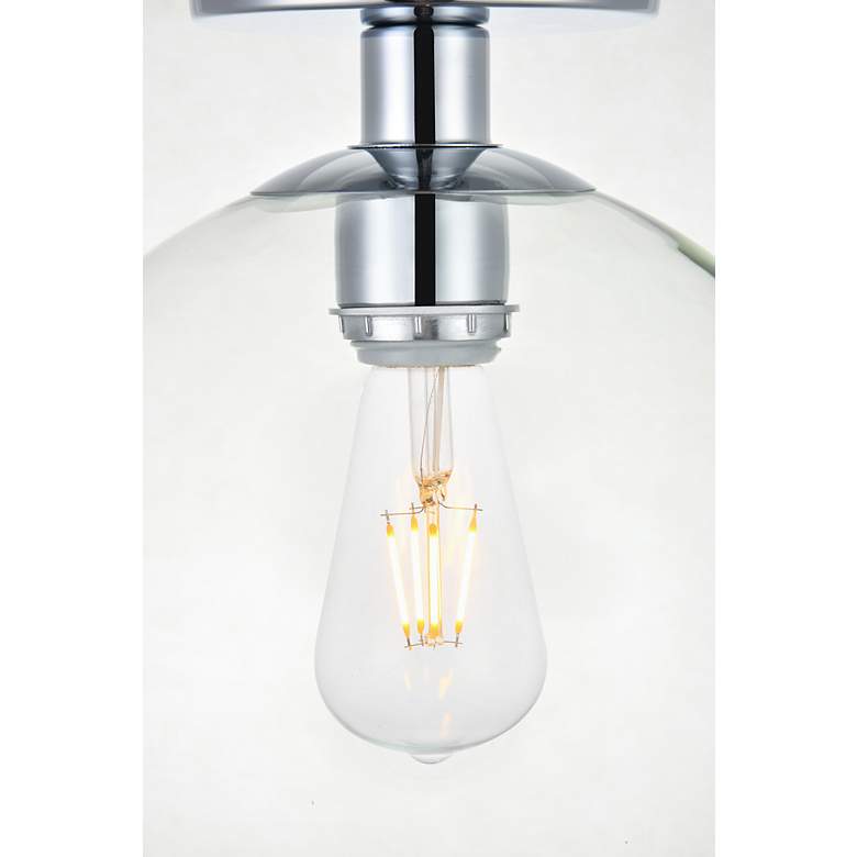 Image 7 Baxter 9 3/4" Wide Chrome Globe Ceiling Light more views