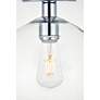 7_Baxter 9 3/4" Wide Chrome Globe Ceiling Light more views