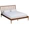 ABEL WALNUT FULL SIZE PLATFORM BED