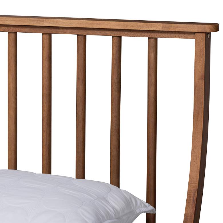 Image 3 Baxton Studio Abel Walnut Brown Wood Full Size Platform Bed more views