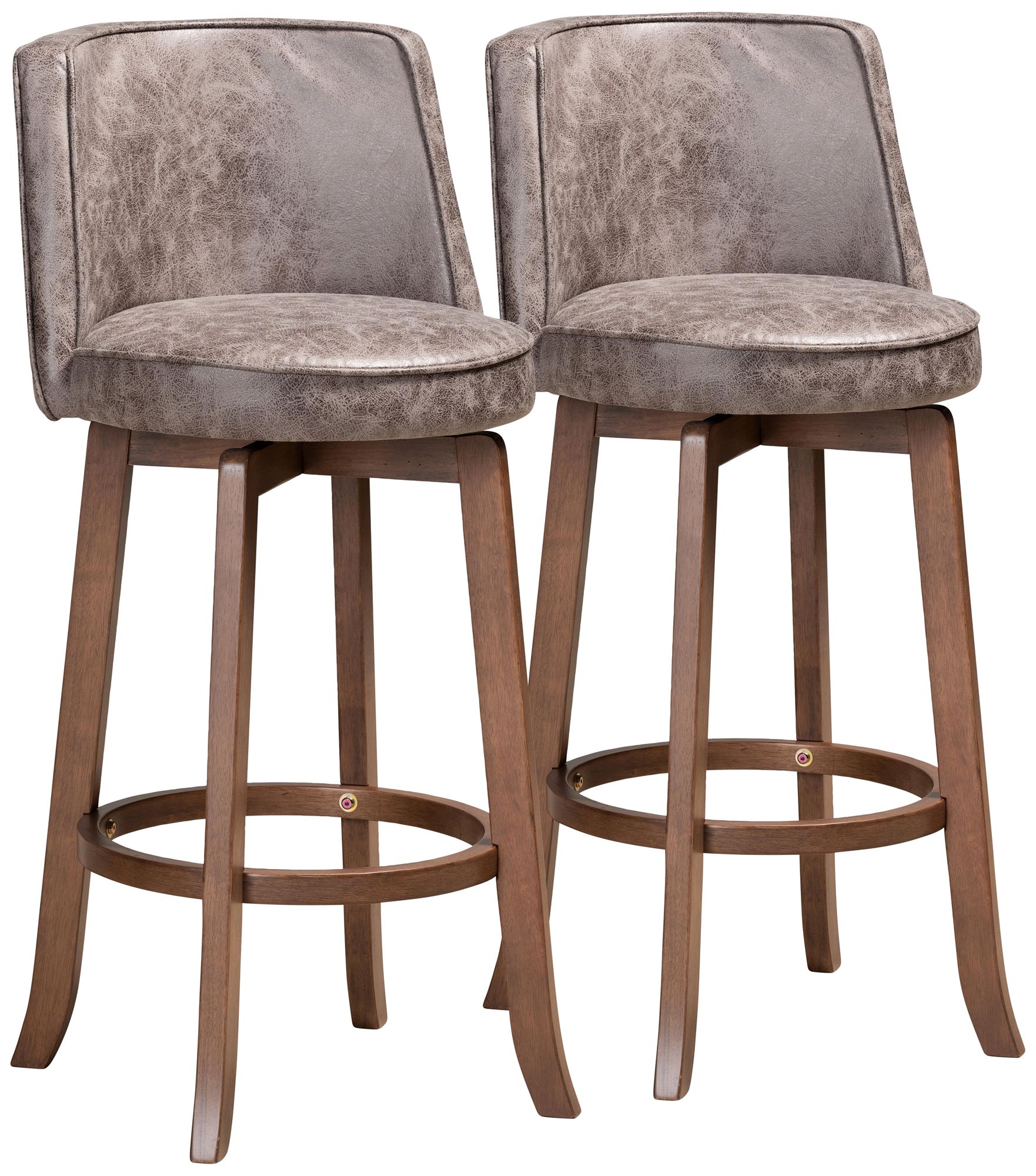 Baxton studio swivel online bar stool