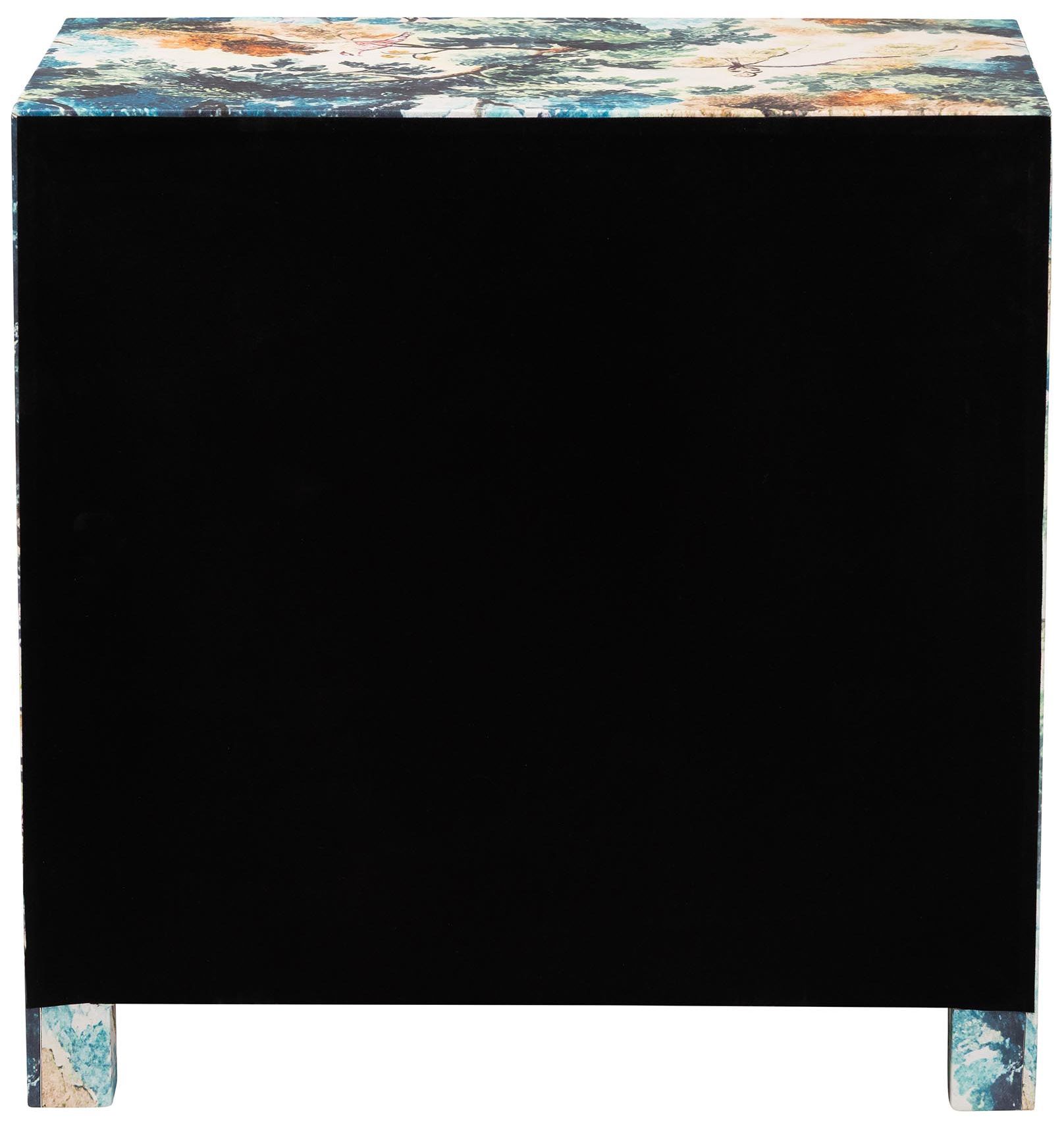 Image 6 Baxton Studio Adeline End Table with Printed Nature Motif - 3 Drawer more views