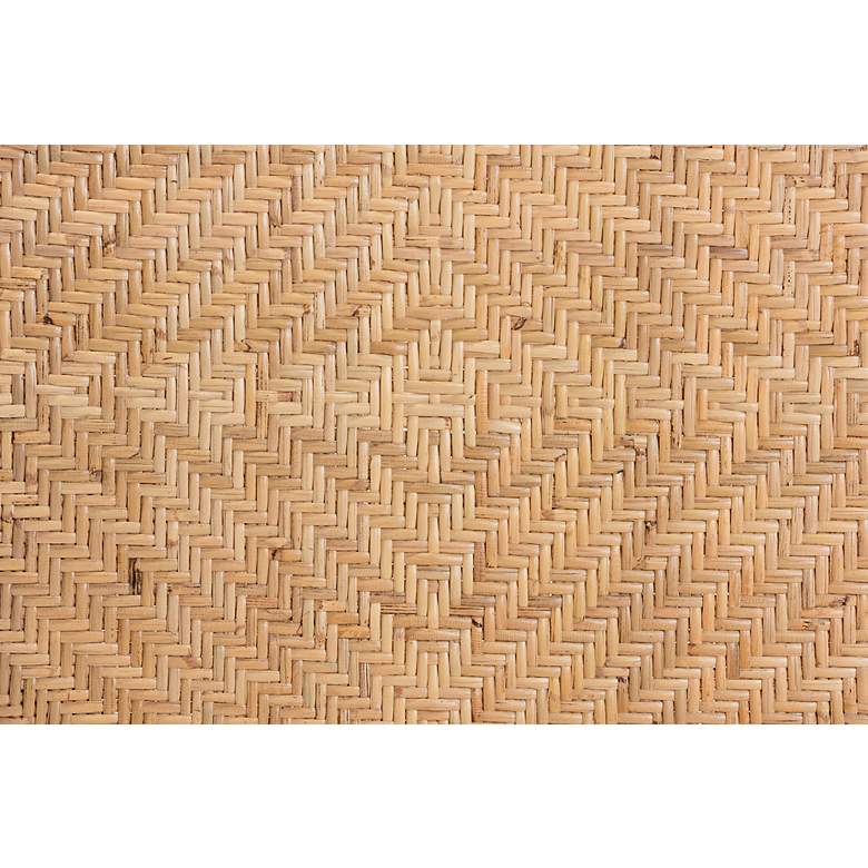 Image 5 Baxton Studio Adrena 26" Natural Brown Rattan Counter Stool more views