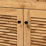 3_Baxton Studio Agni 31 1/2" Wide Oak Brown 2-Door Hutch Cabinet more views