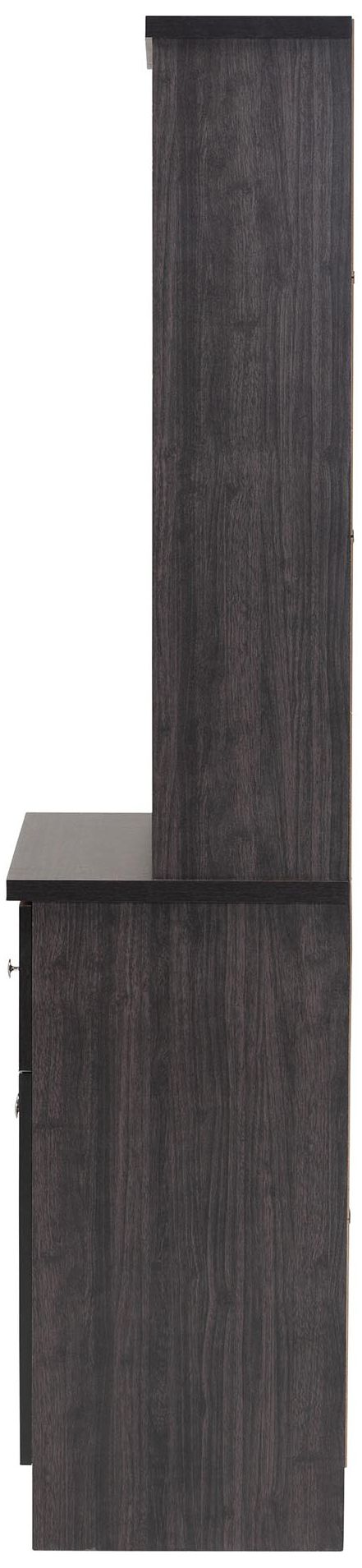 Image 5 Baxton Studio Agni Modern Dark Brown Buffet and Hutch Kitchen Cabinet more views