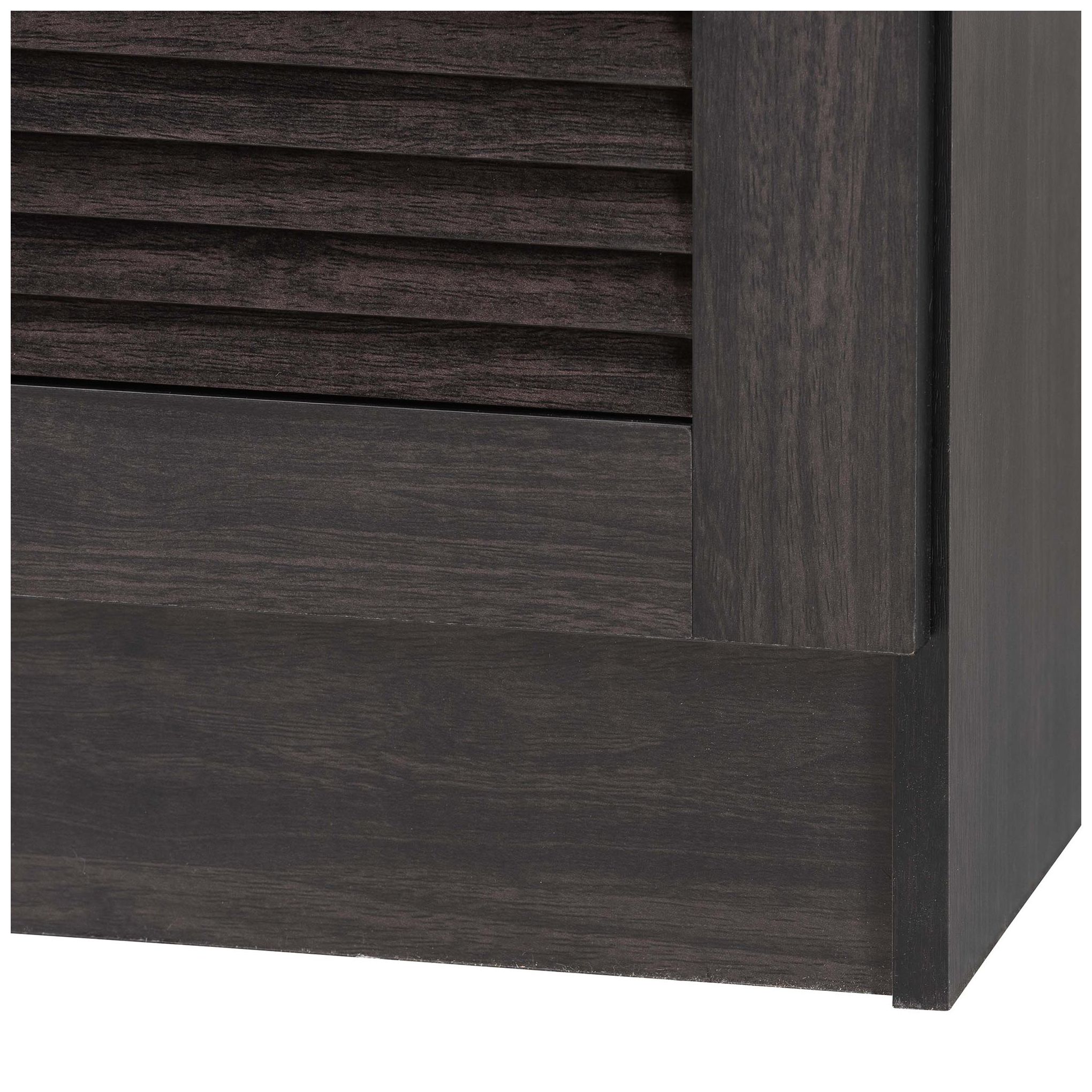 Image 7 Baxton Studio Agni Modern Dark Brown Buffet and Hutch Kitchen Cabinet more views