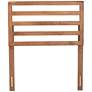 Thumbnail4 of Baxton Studio Akemi Ash Walnut Rubberwood Twin Headboard more views