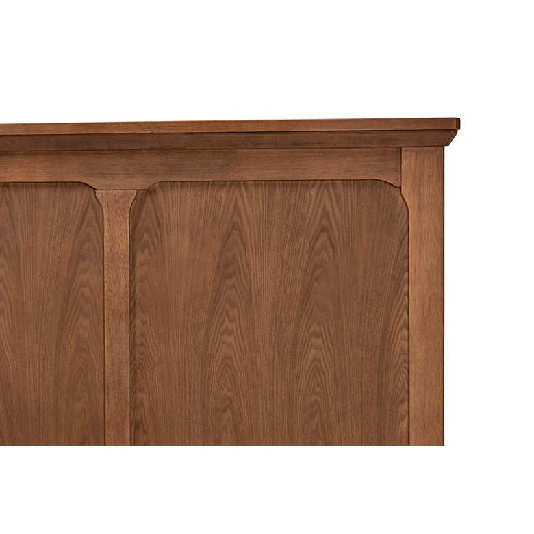 Image 3 Baxton Studio Alarice Ash Walnut Wood Queen Size Headboard more views