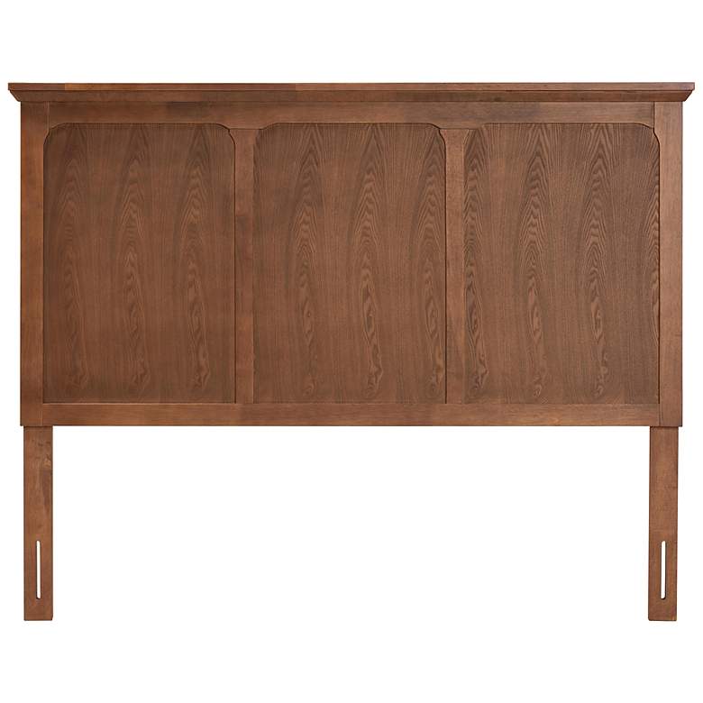 Image 5 Baxton Studio Alarice Ash Walnut Wood Queen Size Headboard more views