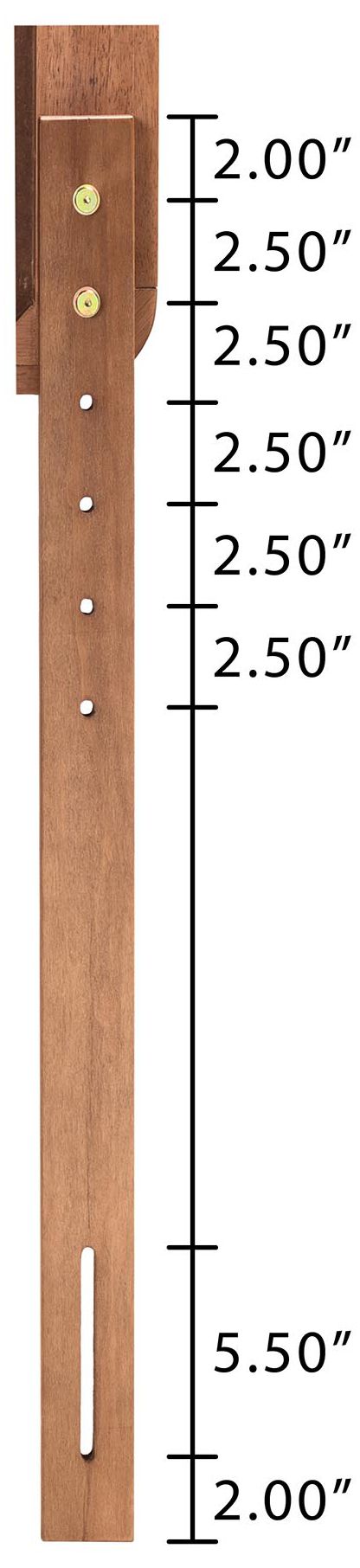 Baxton Studio Alecia Mid-Century Ash Walnut Wood Queen Size Platform Bed