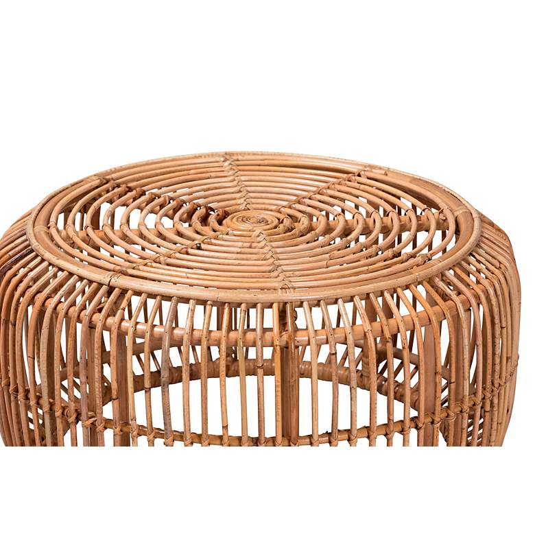 Image 3 Baxton Studio Aliane 30" Wide Natural Brown Coffee Table more views