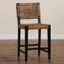 1_Baxton Studio Alise 24 1/4" Dark Brown Wood Counter Stool