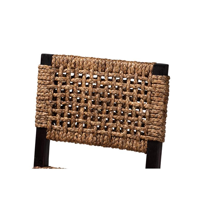 Image 3 Baxton Studio Alise 24 1/4" Dark Brown Wood Counter Stool more views