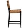7_Baxton Studio Alise 24 1/4" Dark Brown Wood Counter Stool more views