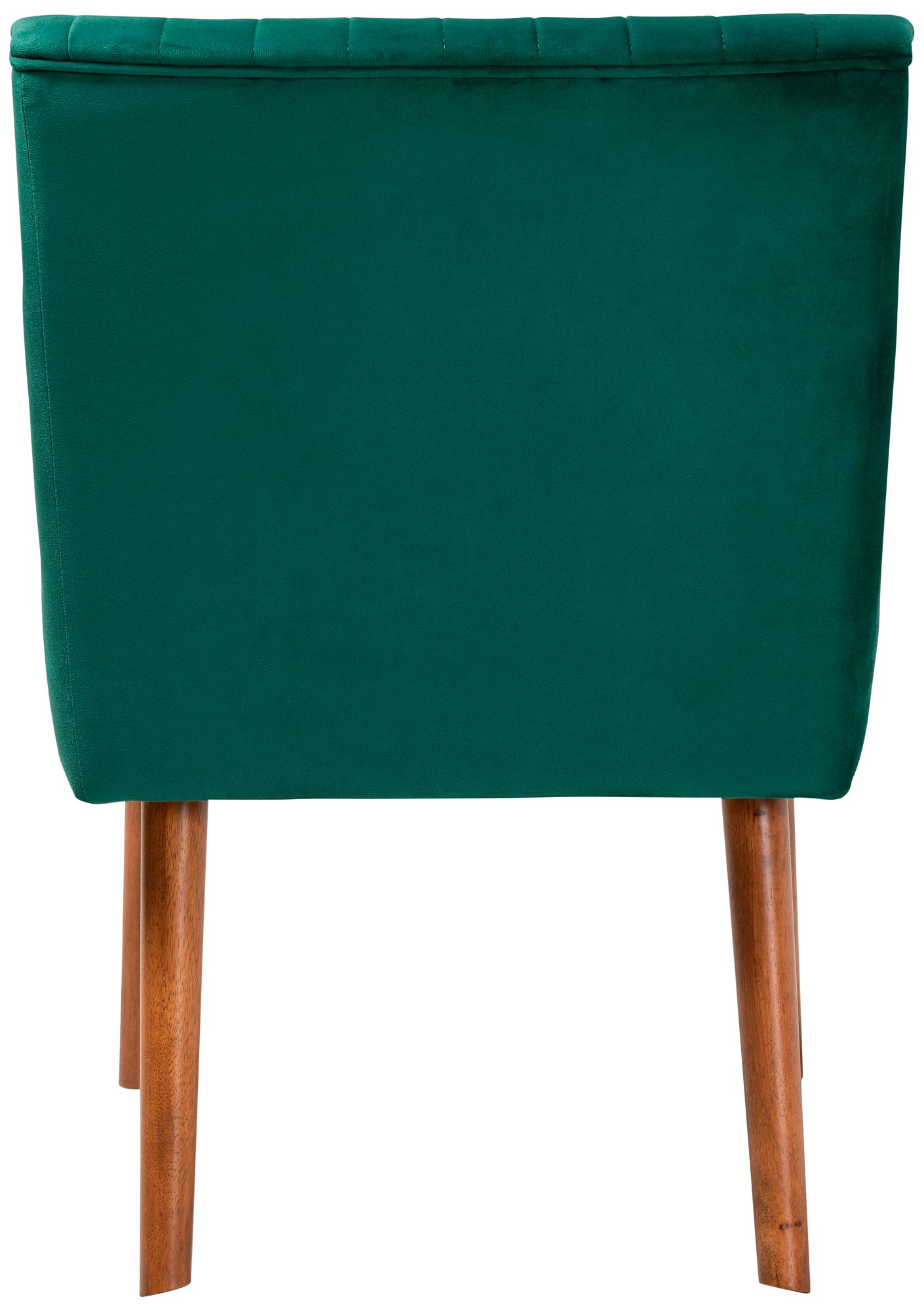 Baxton Studio Alvis Green Velvet Fabric Tufted Dining Chair