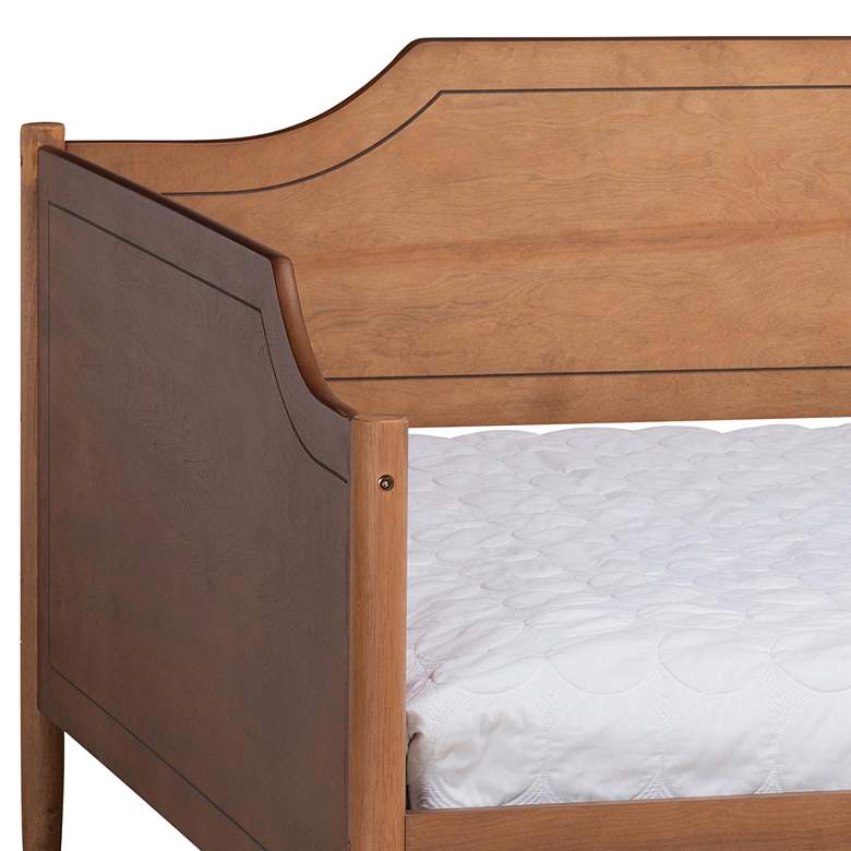 Image 2 Baxton Studio Alya Walnut Brown Wood Full Size Daybed more views