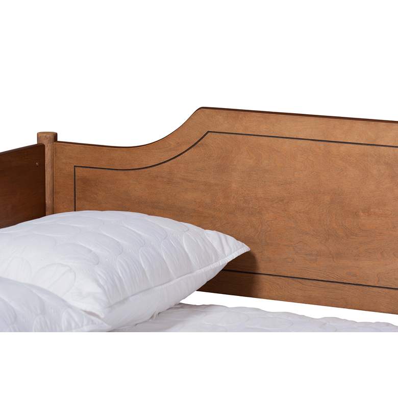 Image 4 Baxton Studio Alya Walnut Brown Wood Full Size Daybed more views