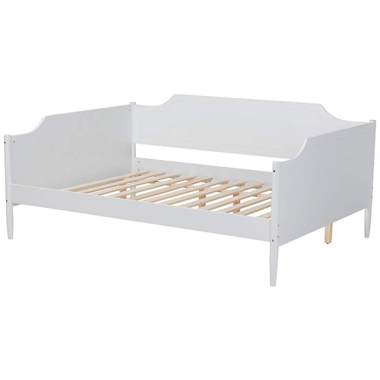 Image 7 Baxton Studio Alya White Wood Full Size Daybed more views