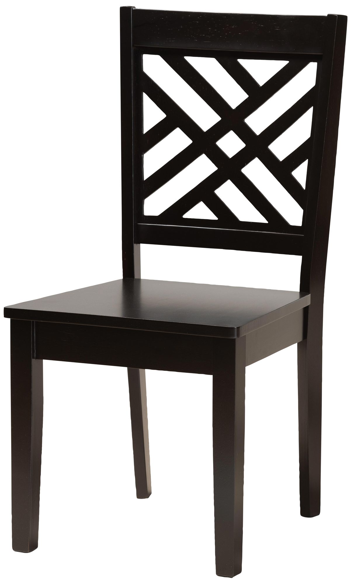 Image 6 Baxton Studio Ani Dark Brown Wood 7-Piece Dining Set more views