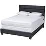 1_Baxton Studio Ansa Dark Grey Fabric Upholstered Queen Size Bed
