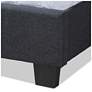 5_Baxton Studio Ansa Dark Grey Fabric Upholstered Queen Size Bed more views