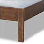 5_Baxton Studio Anthony Walnut Brown Finished Wood Queen Size Panel Bed more views
