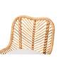3_Baxton Studio Arween Natural Brown Rattan Dining Chair more views