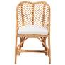 6_Baxton Studio Arween Natural Brown Rattan Dining Chair more views