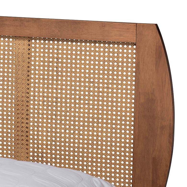Image 3 Baxton Studio Asami Walnut Brown Wood Full Size Platform Bed more views