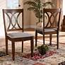 1_Baxton Studio Augustine Grey Fabric Upholstered 2-Piece Dining Chair Set