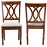 5_Baxton Studio Augustine Grey Fabric Upholstered 2-Piece Dining Chair Set more views