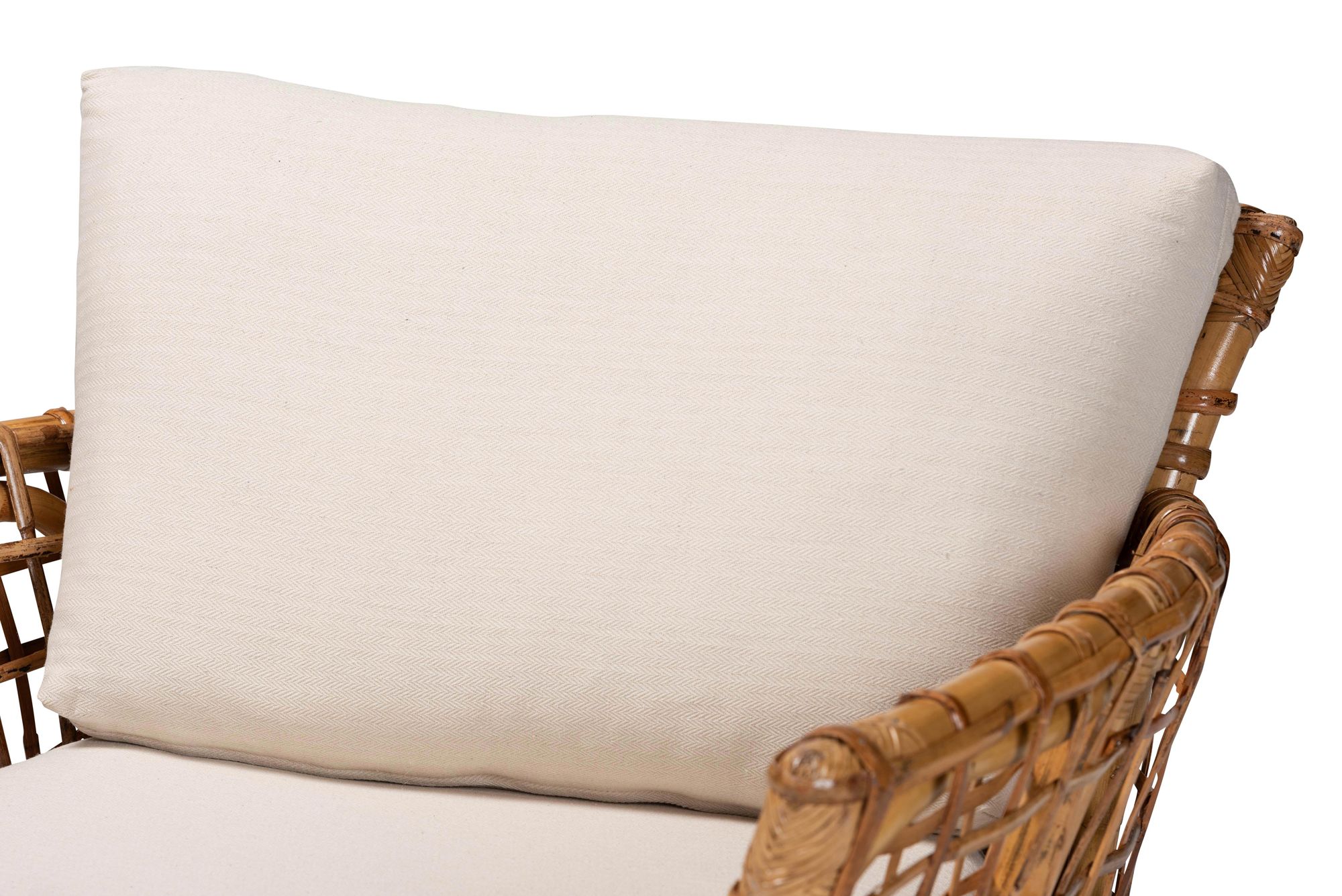 Image 3 Baxton Studio Babette Natural Brown Rattan Arm Chair more views