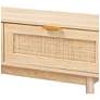 6_Baxton Studio Baird Light Oak Brown Finished Rattan 2-Drawer Console Table more views
