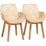 2_Baxton Studio Ballerina 2-Piece Dining Chair Set