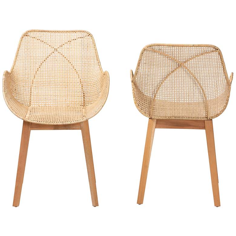Image 6 Baxton Studio Ballerina 2-Piece Dining Chair Set more views