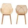 6_Baxton Studio Ballerina 2-Piece Dining Chair Set more views