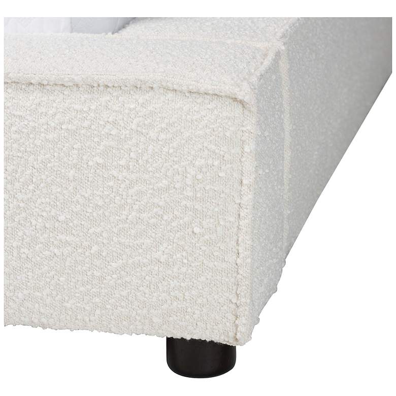 Image 7 Baxton Studio Bardia Modern Cream Boucle Queen Platform Bed more views